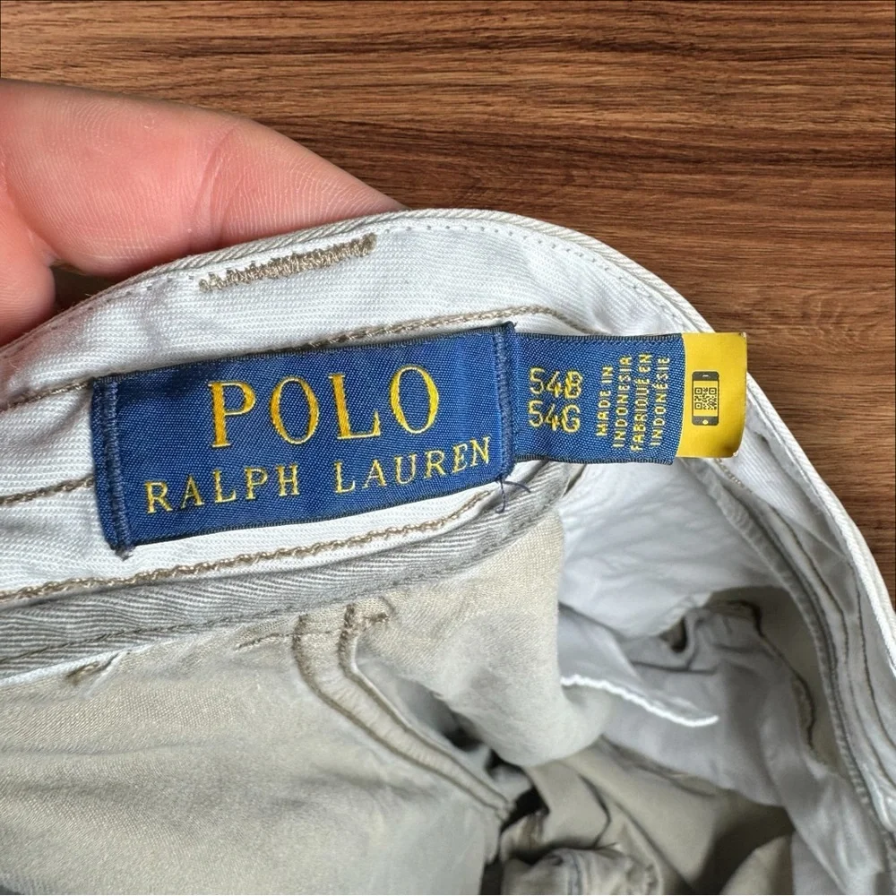 Polo Ralph Lauren Men 54B Classic Polo Chino Cargo Shorts Tan 10
